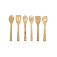 Core Kitchen Natural Bamboo Utensil Set L-15.35 W-4.37 H-2.48