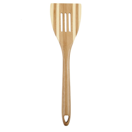 Core Kitchen Pro Chef Beige Bamboo Slotted Spatula L-12.01 W-3.15 H-0.59