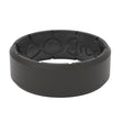 Groove Life Unisex Edge Round Black Ring Silicone Water Resistant Size 10