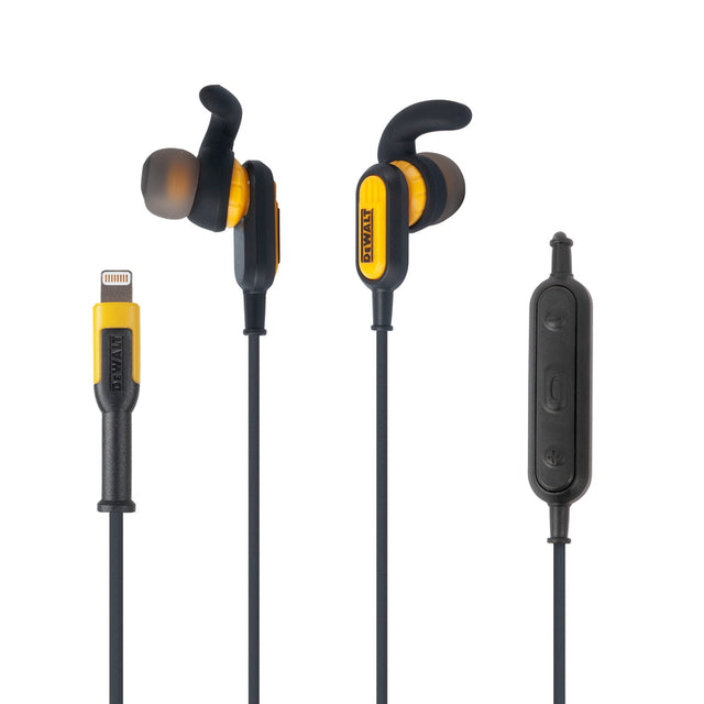 DeWalt Jobsite Lightning Earphone 1 pk