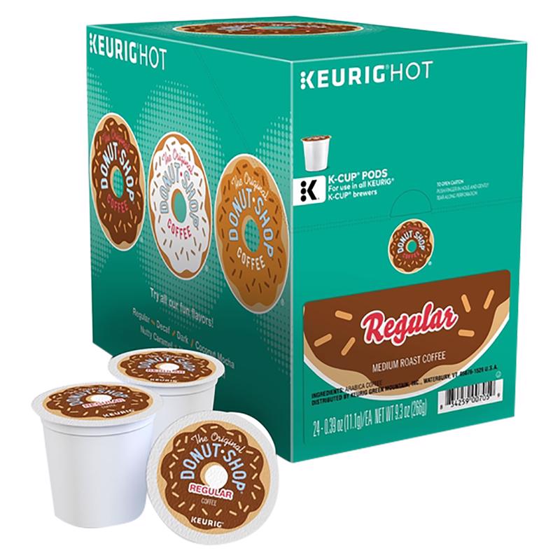 Keurig The Original Donut Shop Medium Roast Regular Coffee K-Cups 24 pk