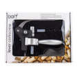 BarY3 Black/Silver Stainless Steel Lever Corkscrew Set