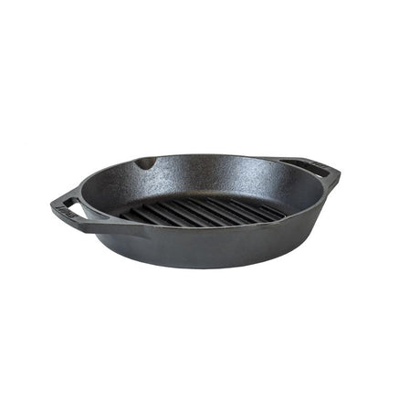 Lodge Cast Iron Grill Pan 10.25 in. 0.16 qt Black