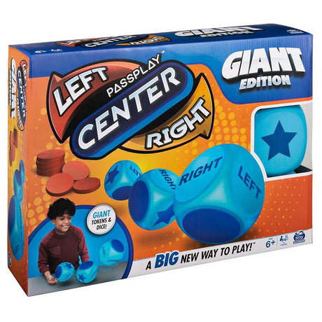 Spin Master Giant Edition Left Center Right Game Multicolored 27 pc