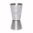 BarY3 1.5 oz Silver Stainless Steel Double Jigger