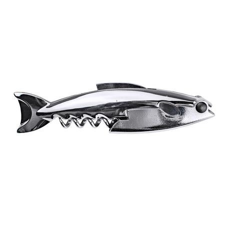 BarY3 Silver Stainless Steel Waiter's Corkscrew