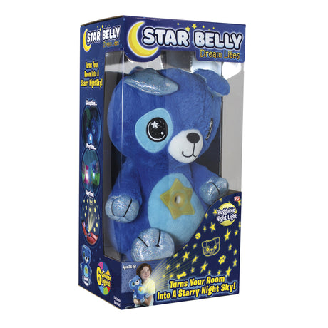 Star Belly Dream Lites Puppy Night Light Plush Blue