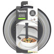 Tovolo Gray/White Plastic Microwave Collapsible Food Cover