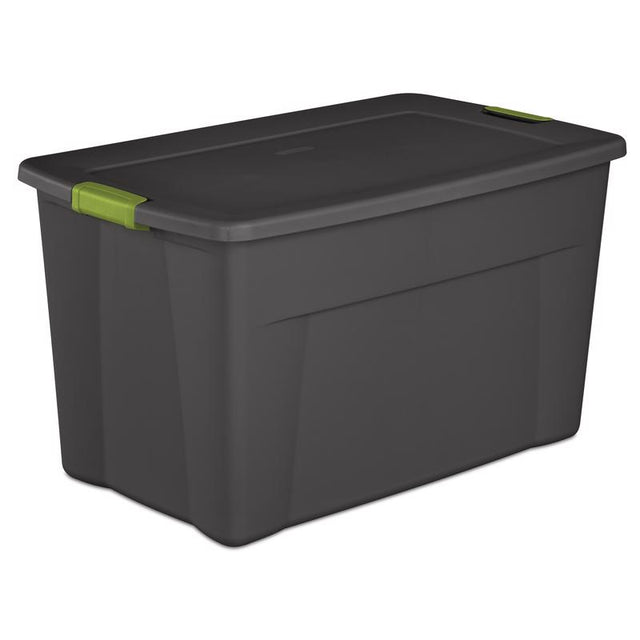 Sterilite 35 gal Gray Storage Tote 18.625 in. H X 32.5 in. W X 19.75 in. D Stackable