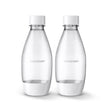 SodaStream White 0.5 L Carbonator Bottle 2 pk