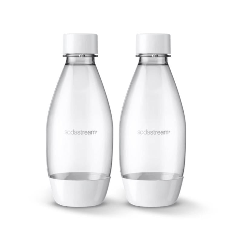 SodaStream White 0.5 L Carbonator Bottle 2 pk