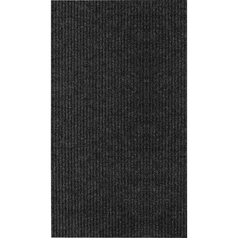 Multy Home 2 ft. W X 3 ft. L Charcoal Concord Polypropylene Utility Mat