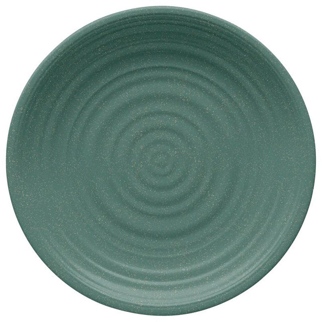 TarHong Teal Bamboo Planta Artisan Salad Plate 8.5 in. D 1 pk