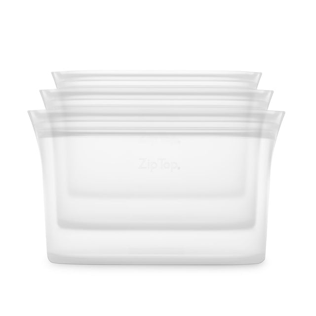 Zip Top Frost Food Storage Container Set 3 pk