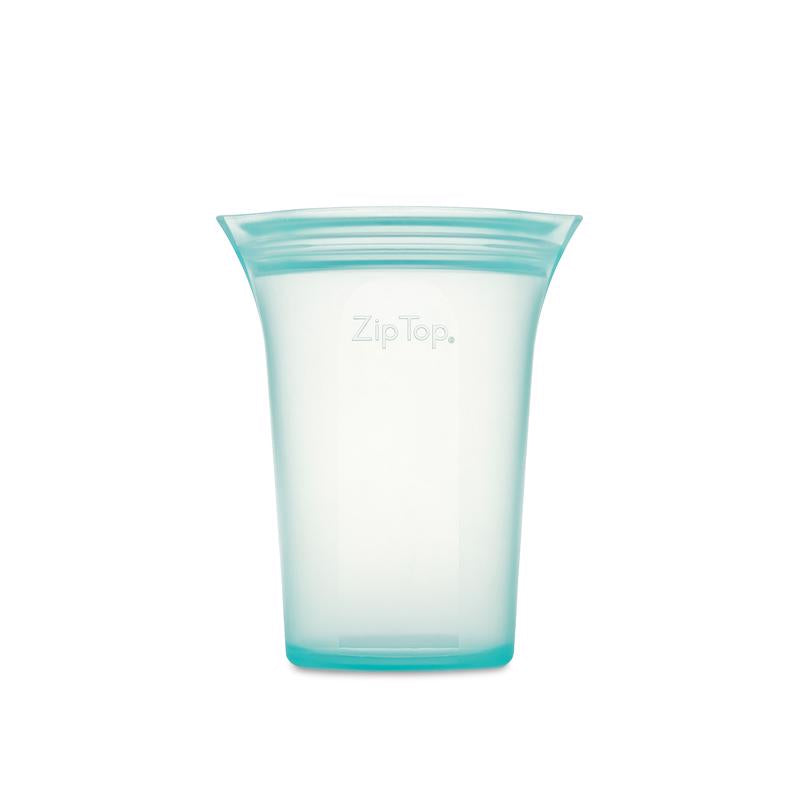 Zip Top 16 oz Teal Storage Cup 1 pk