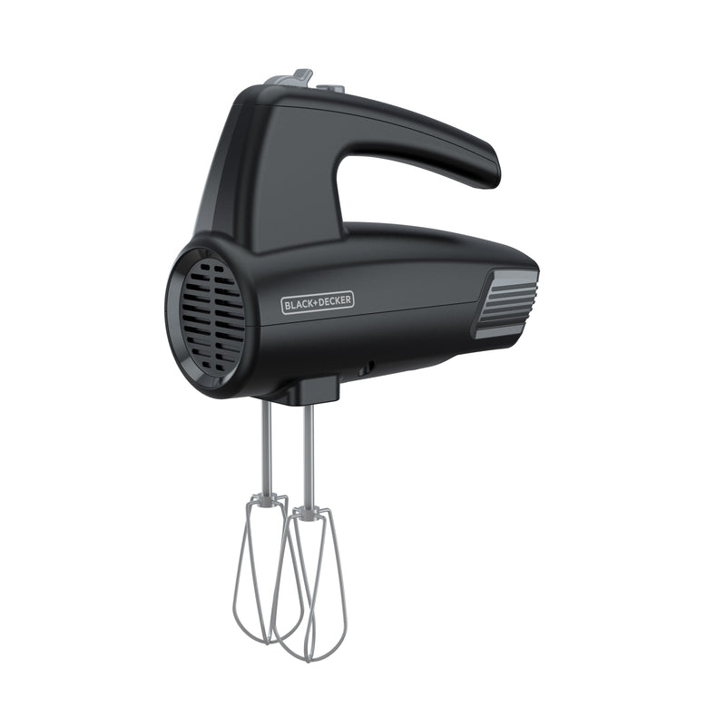 Black+Decker Black/Silver 5 speed Hand Mixer