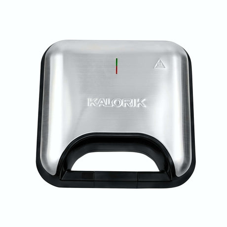 Kalorik Black/Silver Stainless Steel Nonstick Surface 4-in-1 Sandwich Maker