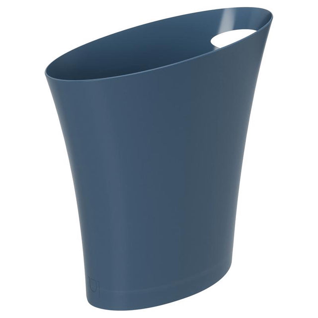 Umbra 2 gal Blue Polypropylene Modern Trash Can