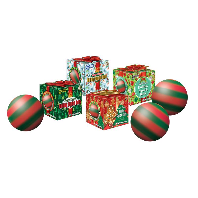 Playmaker Toys Super Duper Holiday Dough Balls Green/Red