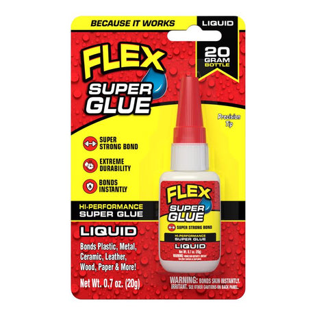 Flex Seal Family of Products Flex Super Glue High Strength Super Glue 20 gm