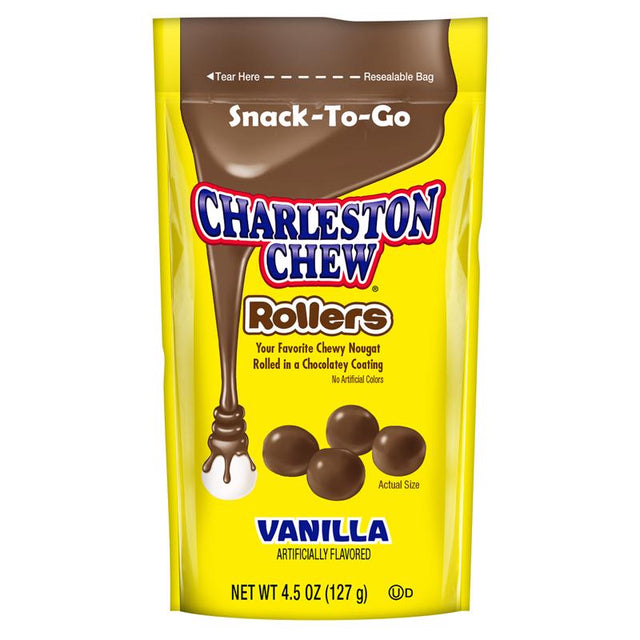 Tootsie Roll Charleston Chew Rollers Vanilla Candy 4.5 oz