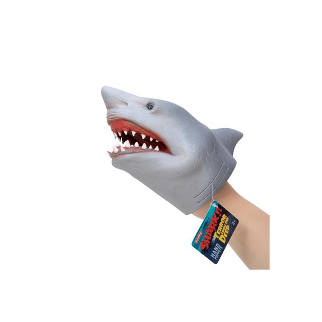 Schylling Shark Hand Puppet Multicolored 1 pc