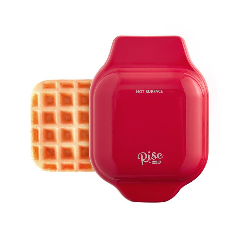 Rise by Dash 1 waffle Red Plastic Waffle Maker