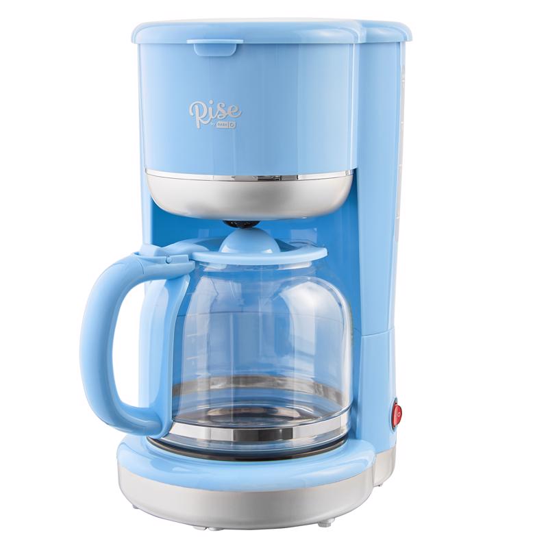 Rise by Dash 10 cups Blue Coffee Maker