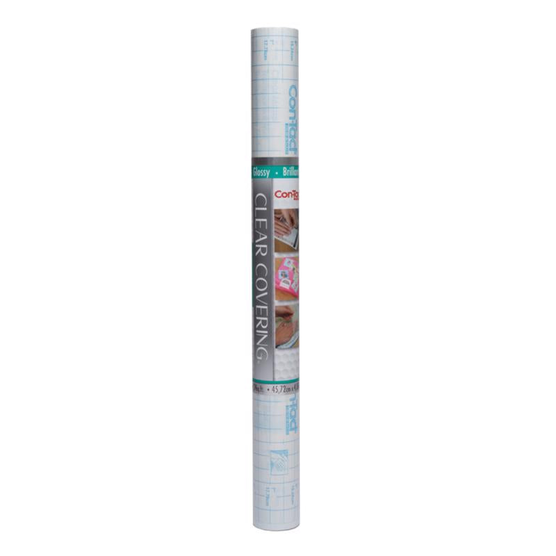 Con-Tact 16 ft. L X 18 in. W Clear Self-Adhesive Shelf Liner