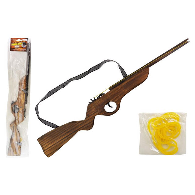 Diamond Visions Wood Toys Rubber Band Rifle Wood 1 pk