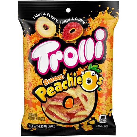 Trolli Peachie O's Gummy Candy 4.25 oz