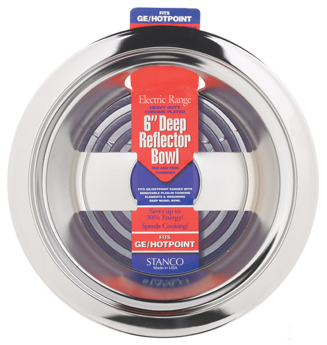 Stanco Steel Reflector Bowl 6 in. W