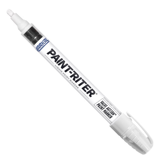 Markal Paint-Riter White Standard Liquid Paint Marker 1 pk