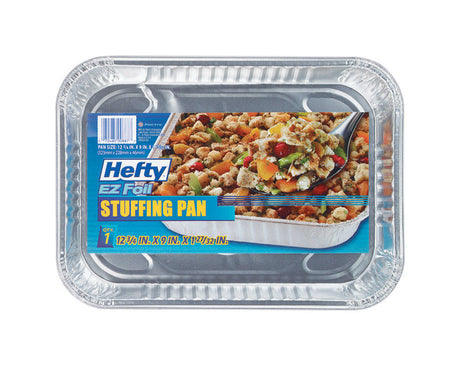 Hefty EZ Foil 9 in. W X 13 in. L Roaster Pan Silver