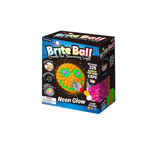 Schylling Brite Ball Glow Toy Multicolored 225 pc