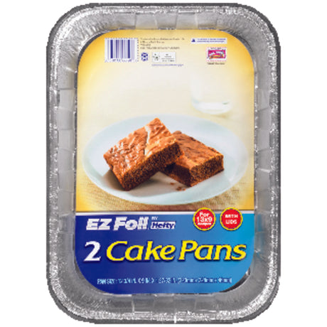 Hefty EZ Foil 9 in. W X 13 in. L Cake Pan 2 pc