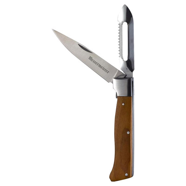 Messermeister Adventure Chef 3.25 in. L Stainless Steel Folding Knife and Peeler 1 pc