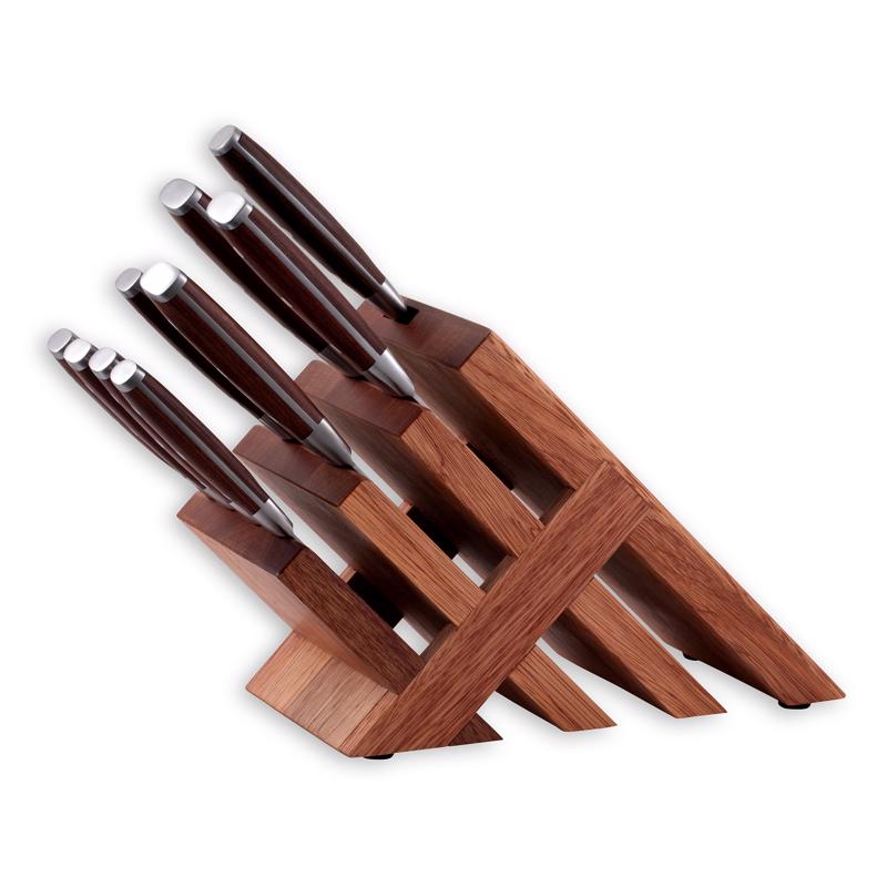 Messermeister Avanta Stainless Steel Wood Block Knife Set 10 pc