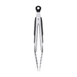 OXO Good Grips Silver/Black Stainless Steel Tongs