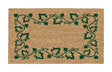 DeCoir 27 in. W X 16 in. L Tan/Green Ivy Border Entrance Mat