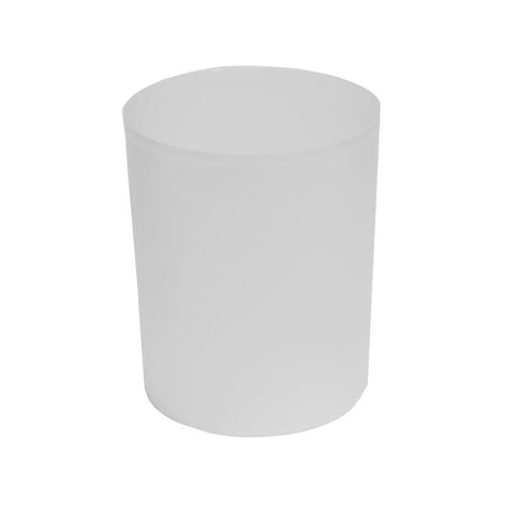 Sttelli Kaleidoscope 10 L White Polypropylene Wastebasket