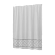 Sttelli Radiance 72 in. H X 72 in. W White Shower Curtain Polyester