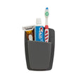 Sttelli Gray Silicone Caddy/Razor/Toothbrush Holder