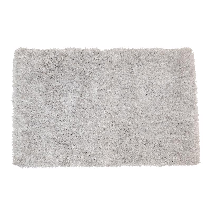 Sttelli Intermix 32 in. L X 20 in. W White Cotton/Polyester Bath Rug