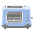 Rise by Dash Metal Blue 2 slot Toaster 7.9 in. H X 12.2 in. W X 9.5 in. D