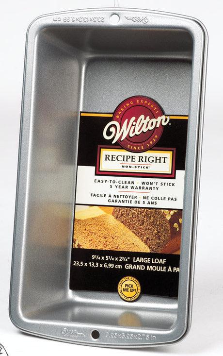 Wilton 5-1/4 in. W X 9-1/4 in. L Loaf Pan Silver 1