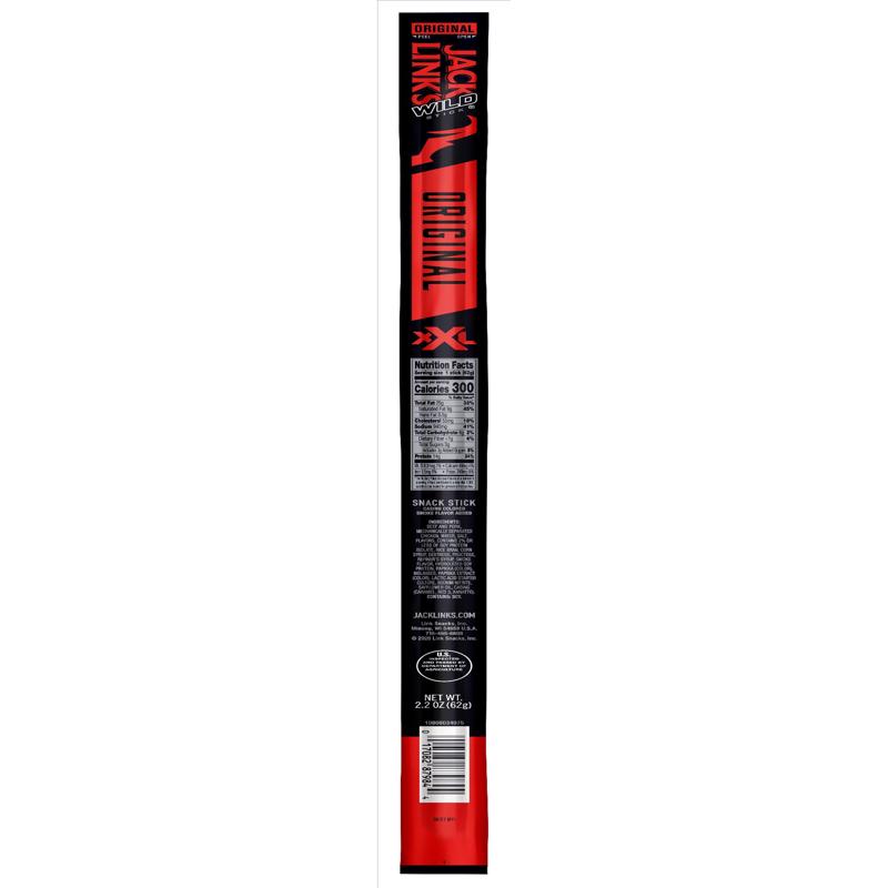 Jack Links Wild Stick Original Meat Sticks 2.2 oz Carded