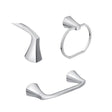 Moen Lindor Chrome Silver Zinc Bath Accessory Set