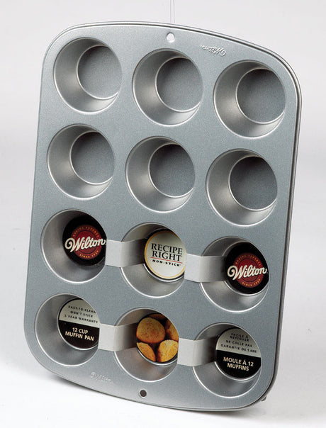 Wilton 4.3 in. W X 15.4 in. L Muffin Pan Silver