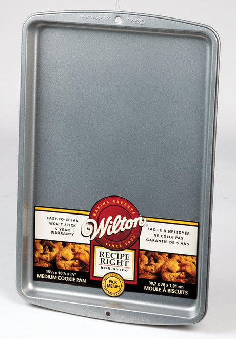 Wilton 10-1/4 in. W X 15-1/4 in. L Cookie Pan Silver